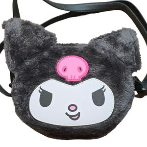 Loungefly Sanrio Kuromi Figural Plush Crossbody Bag Pre Owned Condition